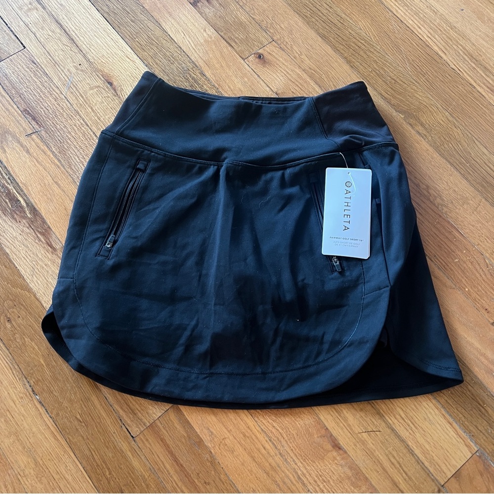 NWT Athleta Golf Tennis Skort Black